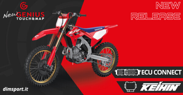 Race supports the new HONDA CRF 250 and 450 R/L via OBD
