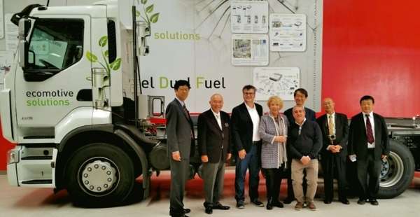 Giapponesi a lezione di dual fuel da Ecomotive Solutions